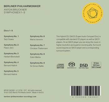 Set di cofanetti/9SACD Berliner Philharmoniker: Symphonien 1-9