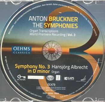 CD Anton Bruckner: Symphony No. 3 In D Minor
