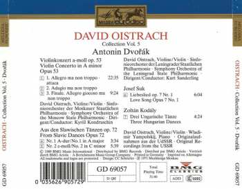 CD Antonín Dvořák: Violinkonzert a-moll Op. 53 · Slawische Tänze Op. 72 / Liebeslied Op. 7 Nr. 1 / Drei Ungarische Tänze