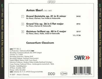CD Anton Eberl: Quintets Opp. 41 & 48, Grand Trio Op. 36