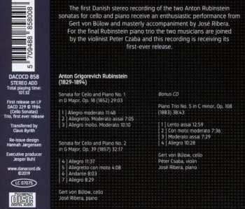 2CD Anton Rubinstein: Cello Sonatas / Piano Trio