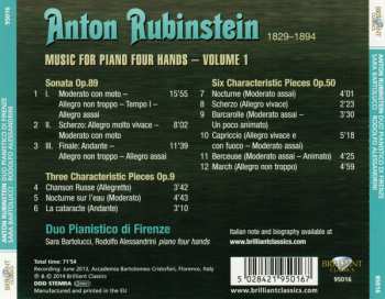 CD Anton Rubinstein: Music For Piano Four Hands Vol. 1
