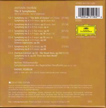 6CD/Set di cofanetti Antonín Dvořák: The 9 Symphonies
