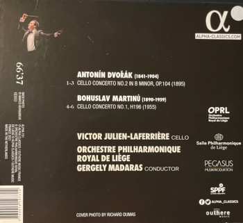 CD Bohuslav Martinů: Cello Concertos