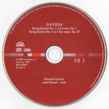 4CD/Set di cofanetti Antonín Dvořák: Chamber Works - Piano Quartets & Quintets - String Quintets & Sextet