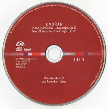 4CD/Set di cofanetti Antonín Dvořák: Chamber Works - Piano Quartets & Quintets - String Quintets & Sextet