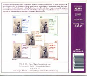 5CD Antonín Dvořák: Complete Solo Piano Music 
