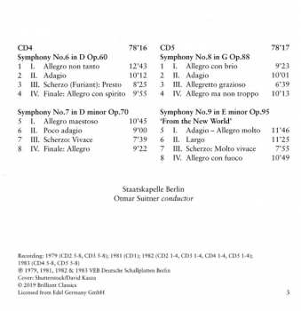 5CD Antonín Dvořák: Complete Symphonies