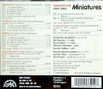 CD Antonín Dvořák: Miniatures