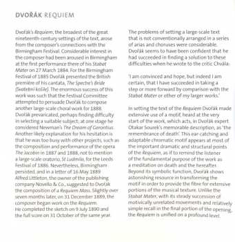 2CD Antonín Dvořák: Requiem