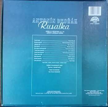 3LP/Set di cofanetti Antonín Dvořák: Rusalka (3xLP +BOX)