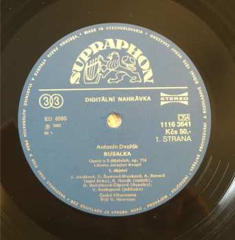 3LP/Set di cofanetti Antonín Dvořák: Rusalka