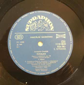 3LP/Set di cofanetti Antonín Dvořák: Rusalka