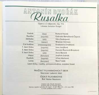 3LP/Set di cofanetti Antonín Dvořák: Rusalka