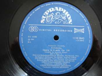 3LP/Set di cofanetti Antonín Dvořák: Rusalka