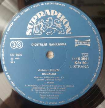 3LP/Set di cofanetti Antonín Dvořák: Rusalka