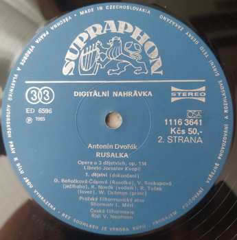 3LP/Set di cofanetti Antonín Dvořák: Rusalka