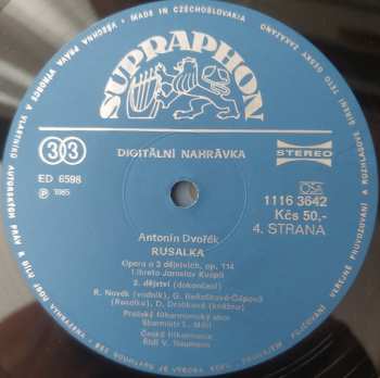 3LP/Set di cofanetti Antonín Dvořák: Rusalka