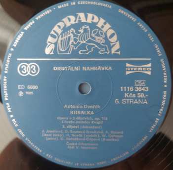 3LP/Set di cofanetti Antonín Dvořák: Rusalka