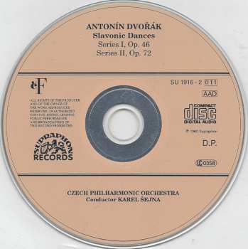 CD Antonín Dvořák: Slavonic Dances