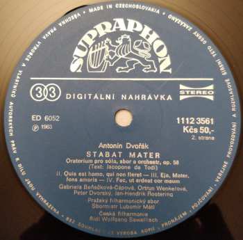 2LP/Set di cofanetti Antonín Dvořák: Stabat Mater