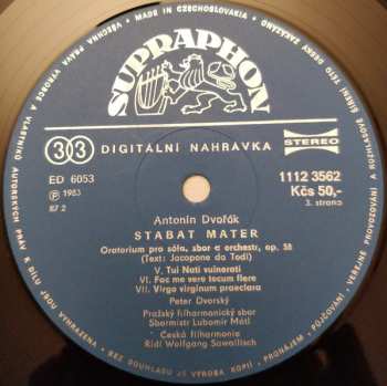 2LP/Set di cofanetti Antonín Dvořák: Stabat Mater