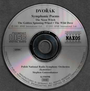 CD Antonín Dvořák: Symphonic Poems