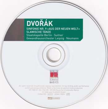 CD Antonín Dvořák: Symphonie Nr. 9 »Aus Der Neuen Welt« = »From The New World« /  Slawische Tänze = Slavonic Dances