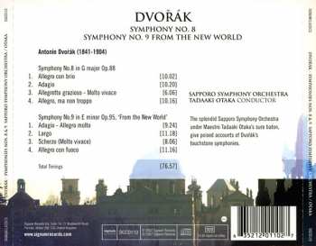 CD Antonín Dvořák: Symphony No.8 / Symphony No.9, From The New World
