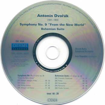 CD Antonín Dvořák: Symphony No.9 "From The New World" / Bohemian Suite