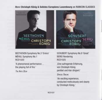 CD Antonín Dvořák: Symphony No.9 'From The New World' / Quiet City / Washington's Birthday