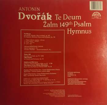 LP Antonín Dvořák: Te Deum / 149th Psalm / Hymnus