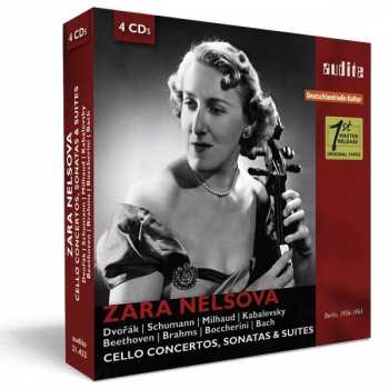 4CD Antonín Dvořák: Zara Nelsova - Cello Concertos, Sonatas & Suites
