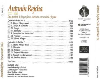 CD Anton Reicha: Due Quintetti In Es Per Flauto, Clarinetto, Corno, Viola E Fagotto