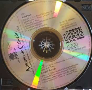 2CD Antonio de Cabezón: Works For Organ - Homage To King Charles V