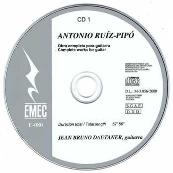 2CD Antonio Ruiz Pipó: Obra Completa Para Guitarra = Complete Works For Guitar