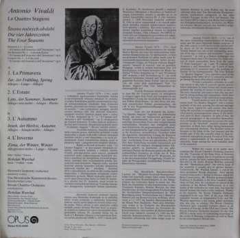 LP Antonio Vivaldi: Le Quattro Stagioni (The Four Seasons / Štvoro Ročných Období)