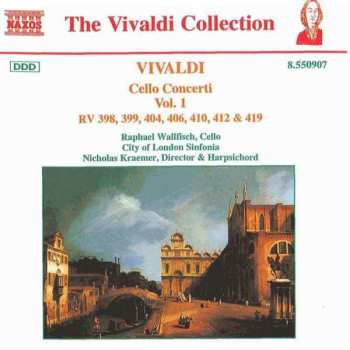 CD Antonio Vivaldi: Cello Concerti Vol. 1 - RV 398, 399, 404, 406, 410, 412 & 419