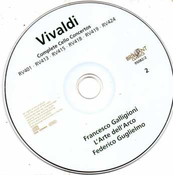 4CD/Set di cofanetti Antonio Vivaldi: Complete Cello Concertos