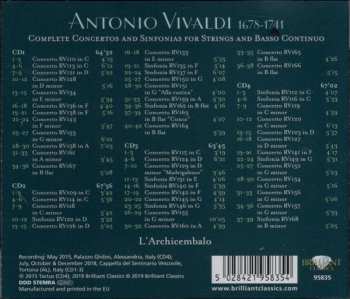 4CD/Set di cofanetti Antonio Vivaldi: Complete Concertos And Sinfonias For Strings And Basso Continuo