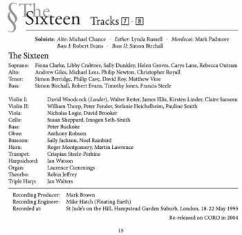 CD Johann Sebastian Bach: Gloria; Mass In C Major