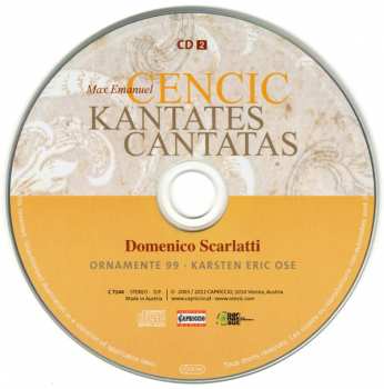 3CD/DVD Antonio Vivaldi: Kantates