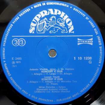 LP Joseph Haydn: Koncerty Pro Kytaru A Orchestr
