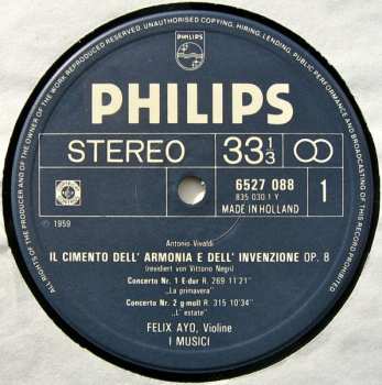 LP Antonio Vivaldi: Die Vier Jahreszeiten