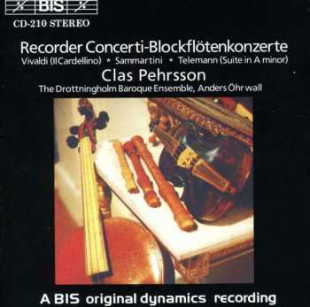 CD Antonio Vivaldi: Recorder Concerti = Blockflötenkonzerte
