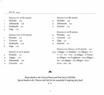2CD Antonio Vivaldi: Suonate Da Camera A Tre, Due Violini E Violone O Cembalo (Opus I)