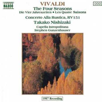 CD Antonio Vivaldi: The Four Seasons, Concerto Alla Rustica, RV 151