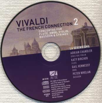 CD Antonio Vivaldi: The French Connection 2: Concertos For Flute, Oboe, Violin, Bassoon & Strings