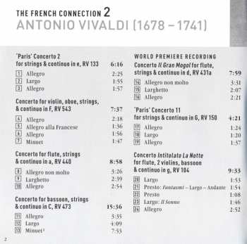 CD Antonio Vivaldi: The French Connection 2: Concertos For Flute, Oboe, Violin, Bassoon & Strings