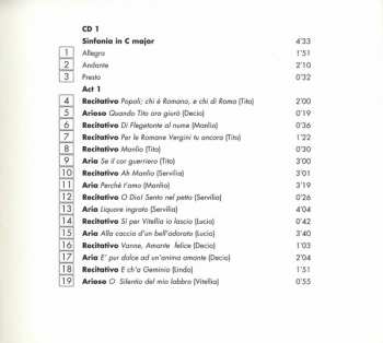 3CD/Set di cofanetti Antonio Vivaldi: Tito Manlio